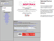 Tablet Screenshot of link.softrax.nl